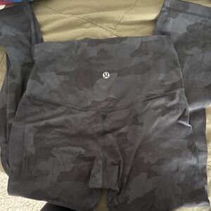lululemon athletica Black Camo High-Rise Leggings
